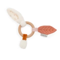 Moulin Roty Anneau-hochet En Bois Lapin MOULIN Apres La Pluie 7 Moulin Roty Anneau-hochet En Bois Lapin MOULIN Apres La Pluie -Magasin de jouets alp anneau hochet bois lapin 2