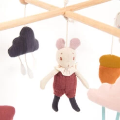 Mobile Musical Croisillon MOULIN ROTY Apres La Pluie -Magasin de jouets alp mobile musical croisillon 2