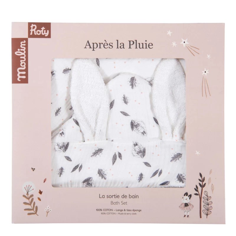 Sortie De Bain Lapin MOULIN ROTY Apres La Pluie 7 Sortie De Bain Lapin MOULIN ROTY Apres La Pluie – Image 5