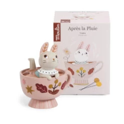 Tirelire Lapin MOULIN ROTY Apres La Pluie -Magasin de jouets alp tirelire lapin 3