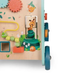 Chariot De Marche D'activités MOULIN ROTY Dans La Jungle -Magasin de jouets chariot de marche d activites moulin roty dans la jungle 4