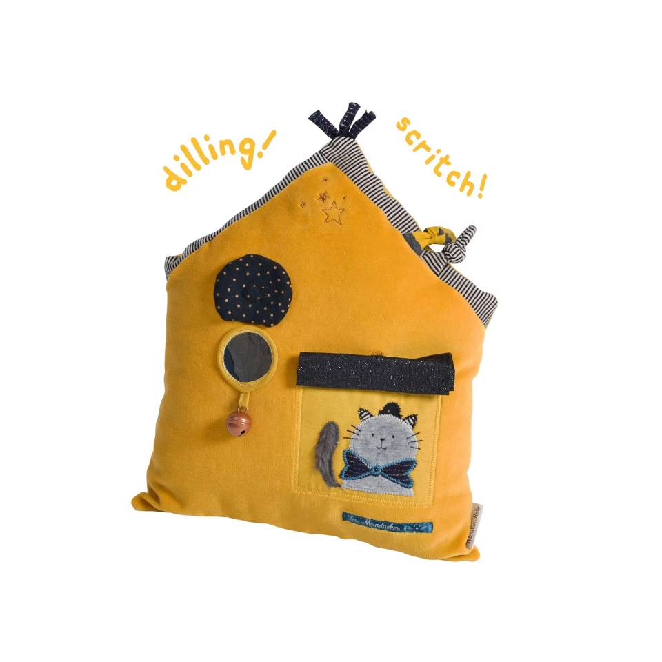 Coussin D’activités Maison MOULIN ROTY Les Moustaches 3 Coussin D’activités Maison MOULIN ROTY Les Moustaches