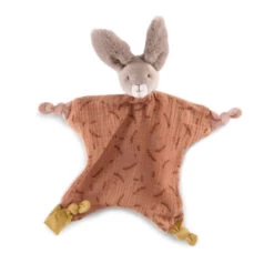 Doudou Lapin Argile MOULIN ROTY Trois Petits Lapins -Magasin de jouets doudou lapin argile moulin roty trois petits lapins 1