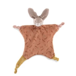 Doudou Lapin Argile MOULIN ROTY Trois Petits Lapins -Magasin de jouets doudou lapin argile moulin roty trois petits lapins 2