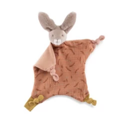 Doudou Lapin Argile MOULIN ROTY Trois Petits Lapins -Magasin de jouets doudou lapin argile moulin roty trois petits lapins 3