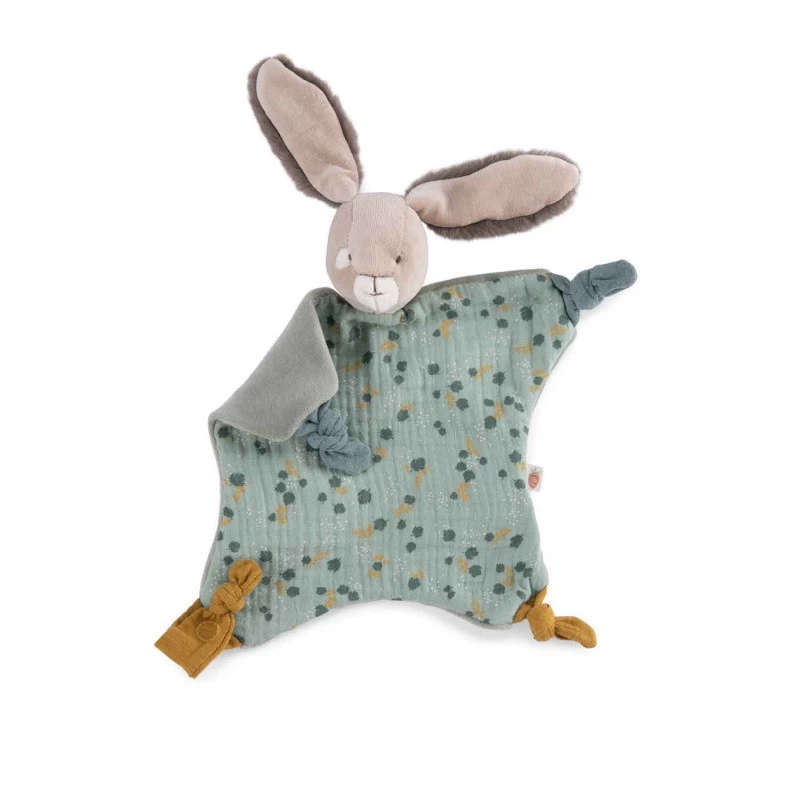 Doudou Lapin Sauge MOULIN ROTY Trois Petits Lapins 4 Doudou Lapin Sauge MOULIN ROTY Trois Petits Lapins – Image 2