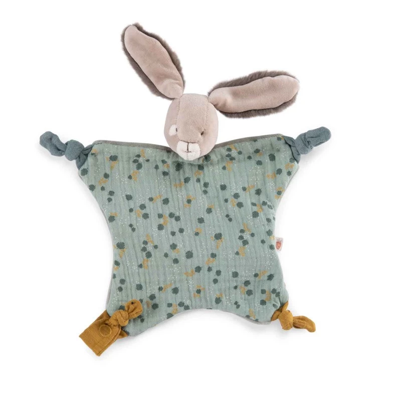 Doudou Lapin Sauge MOULIN ROTY Trois Petits Lapins 3 Doudou Lapin Sauge MOULIN ROTY Trois Petits Lapins