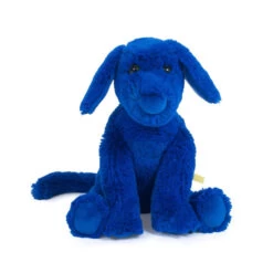 Peluche Chien Bleu MOULIN ROTY Ecole Des Loisirs -Magasin de jouets gcel chien bleu 1