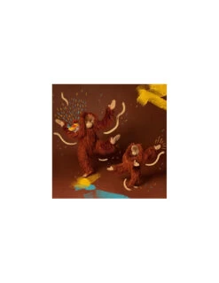 Grand Orang-outan Tout Autour Du Monde - Moulin Roty -Magasin de jouets grand orang outan tout autour du monde moulin roty 2