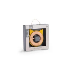 Hochet Anneau Bois Et Silicone Chat MOULIN ROTY Les Moustaches -Magasin de jouets hochet anneau bois et silicone chat moulin roty les moustaches 3