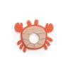 Hochet Anneau En Bois Et Silicone Crabe MOULIN ROTY Les Aventures De Paulie -Magasin de jouets hochet anneau en bois et silicone crabe moulin roty les aventures de paulie