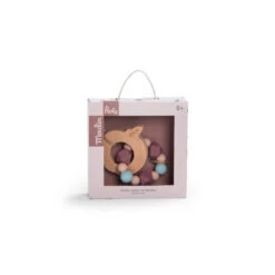 Hochet Anneau En Bois Et Silicone MOULIN ROTY Après La Pluie -Magasin de jouets hochet anneau en bois et silicone moulin roty apres la pluie 2