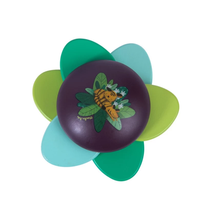 Hochet Bois Feuilles & Grelot MOULIN ROTY Dans La Jungle 3 Hochet Bois Feuilles & Grelot MOULIN ROTY Dans La Jungle