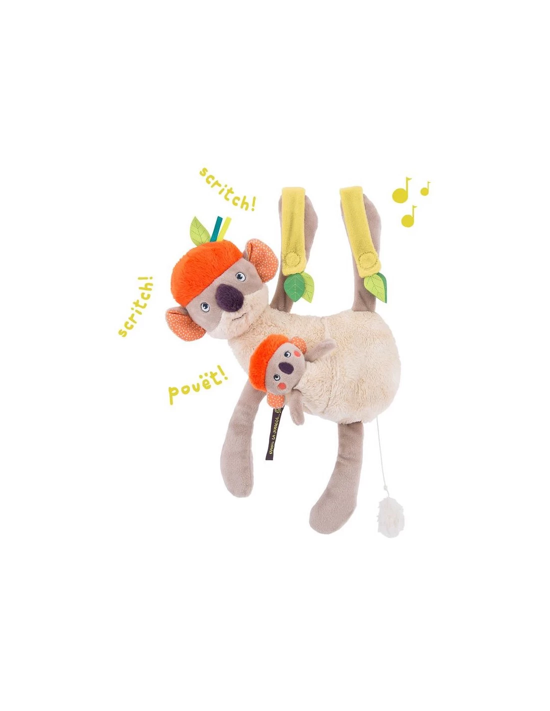 Koala Musical à Suspendre Dans La Jungle - Moulin Roty 4 Koala Musical à Suspendre Dans La Jungle - Moulin Roty – Image 2