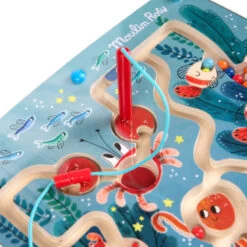 Labyrinthe Magnétique MOULIN ROTY Les Aventures De Paulie -Magasin de jouets labyrinthe magnetique moulin roty les aventures de paulie 2