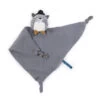 Doudou Lange Chat Gris Clair MOULIN ROTY Les Moustaches -Magasin de jouets lmo doudou lange chat gris clair