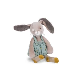 Peluche Lapin Sauge MOULIN ROTY Trois Petits Lapins -Magasin de jouets peluche lapin sauge moulin roty trois petits lapins 1