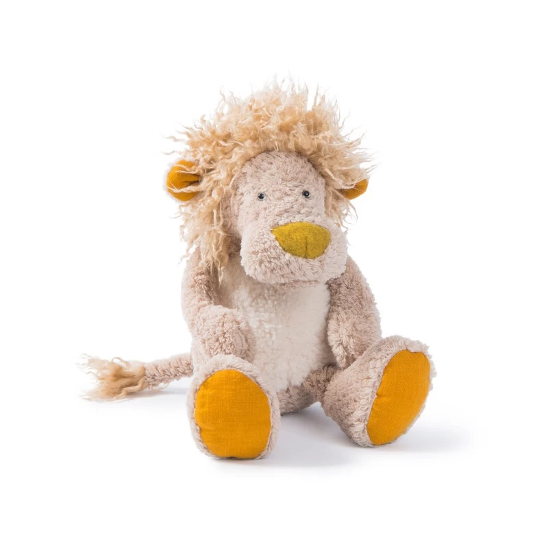 Peluche Lion 30 Cm MOULIN ROTY Les Baba-Bou 3 Peluche Lion 30 Cm MOULIN ROTY Les Baba-Bou