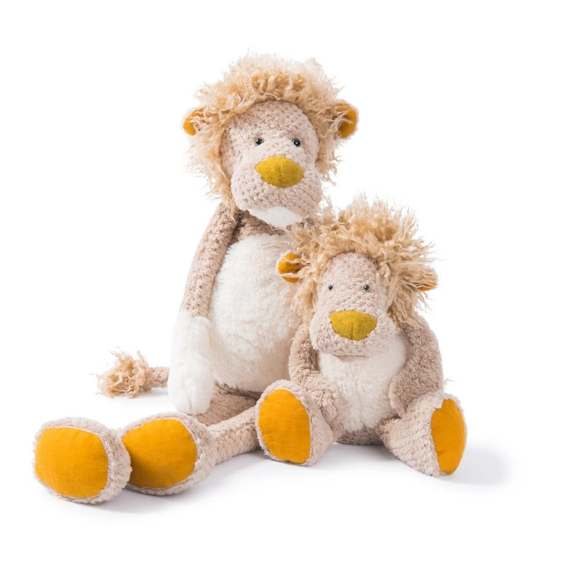 Peluche Lion 30 Cm MOULIN ROTY Les Baba-Bou 7 Peluche Lion 30 Cm MOULIN ROTY Les Baba-Bou – Image 5