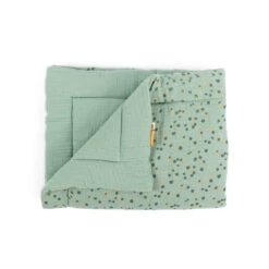 Plaid Sauge MOULIN ROTY Trois Petits Lapins -Magasin de jouets plaid sauge moulin roty trois petits lapins 4