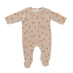Pyjama En Velours 12m Radis MOULIN ROTY Trois Petits Lapins