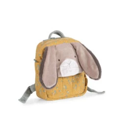 Sac à Dos Lapin Ocre MOULIN ROTY Trois Petit Lapins -Magasin de jouets sac a dos lapin ocre moulin roty trois petit lapins 4