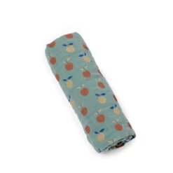 Set De 3 Langes Imprimés MOULIN ROTY Pomme Des Bois -Magasin de jouets set de 3 langes imprimes moulin roty pomme des bois 3