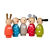 Set De 5 Personnages En Bois MOULIN ROTY La Grande Famille -Magasin de jouets set de 5 personnages en bois moulin roty la grande famille