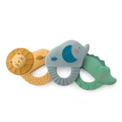 Anneau De Dentition En Caoutchouc Lion MOULIN ROTY Sous Mon Baobab -Magasin de jouets smb anneau caoutchouc lion 2