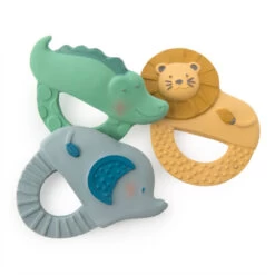 Anneau De Dentition En Caoutchouc Lion MOULIN ROTY Sous Mon Baobab -Magasin de jouets smb anneau caoutchouc lion 3