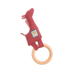 Anneau-hochet En Bois Girafe MOULIN ROTY Sous Mon Baobab