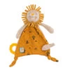 Doudou Attache-tétine Lion MOULIN ROTY Sous Mon Baobab -Magasin de jouets smb attache tetine lion