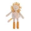 Doudou-hochet Lion MOULIN ROTY Sous Mon Baobab -Magasin de jouets smb doudou hochet lion