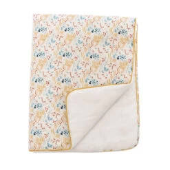 Plaid Motif Floral MOULIN ROTY Sous Mon Baobab